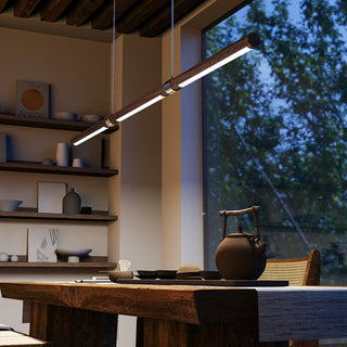 Linear Wood LED Pendant lamp