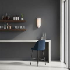 Linear Striped Glass Wall Sconce