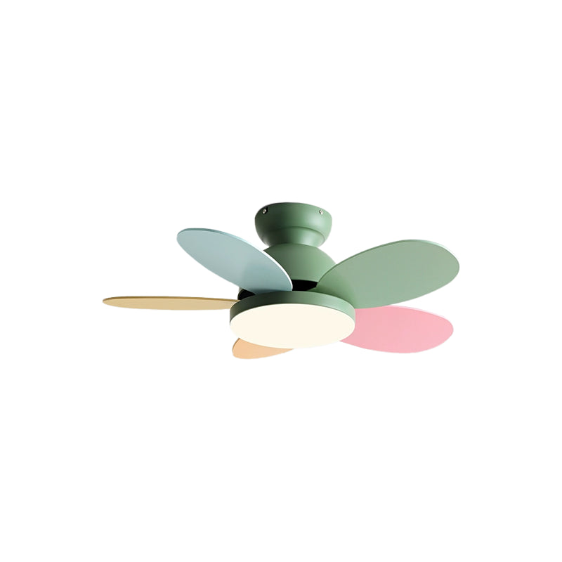 Children's Integrated LED Ceiling Fan - view 3 | Liootrlamp