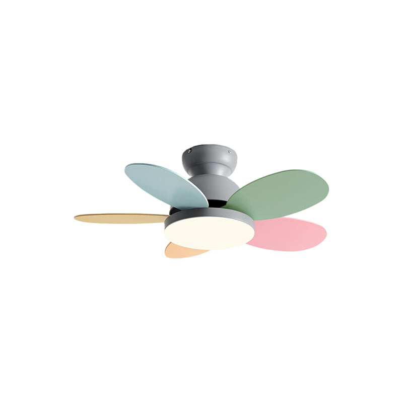 Children's Integrated LED Ceiling Fan - view 5 | Liootrlamp