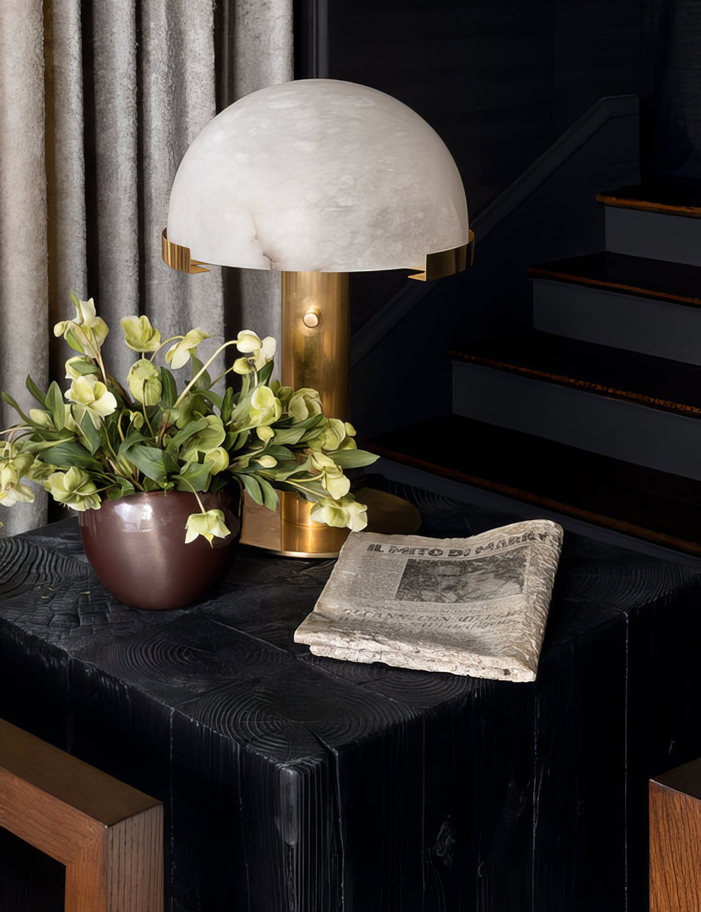 Melange Alabaster Table Lamp
