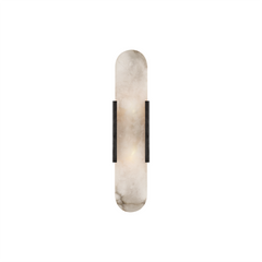 Sleek Alabaster Wall Light