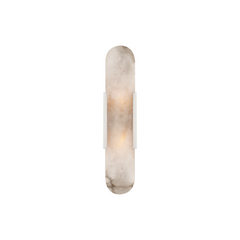 Sleek Alabaster Wall Light