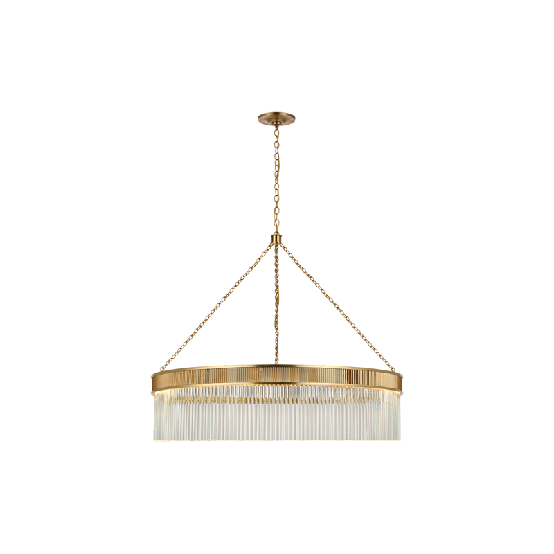 Menier Large Glass Ring Chandelier
