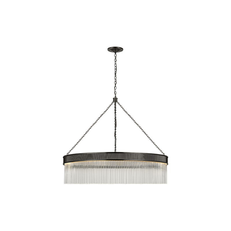 Menier Large Glass Ring Chandelier