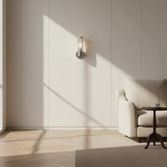 Mid-Century Slim Brass Wall Light