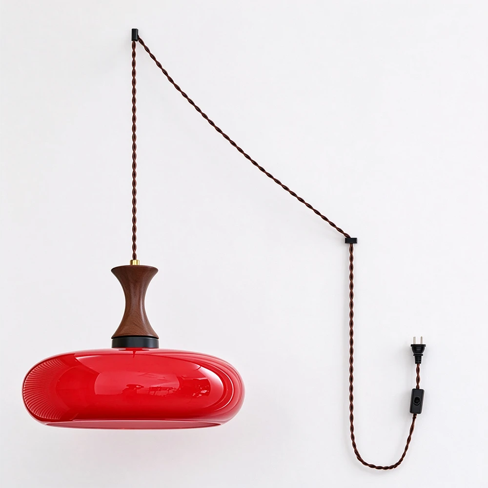 Miro Retro Plug-In Pendant Light