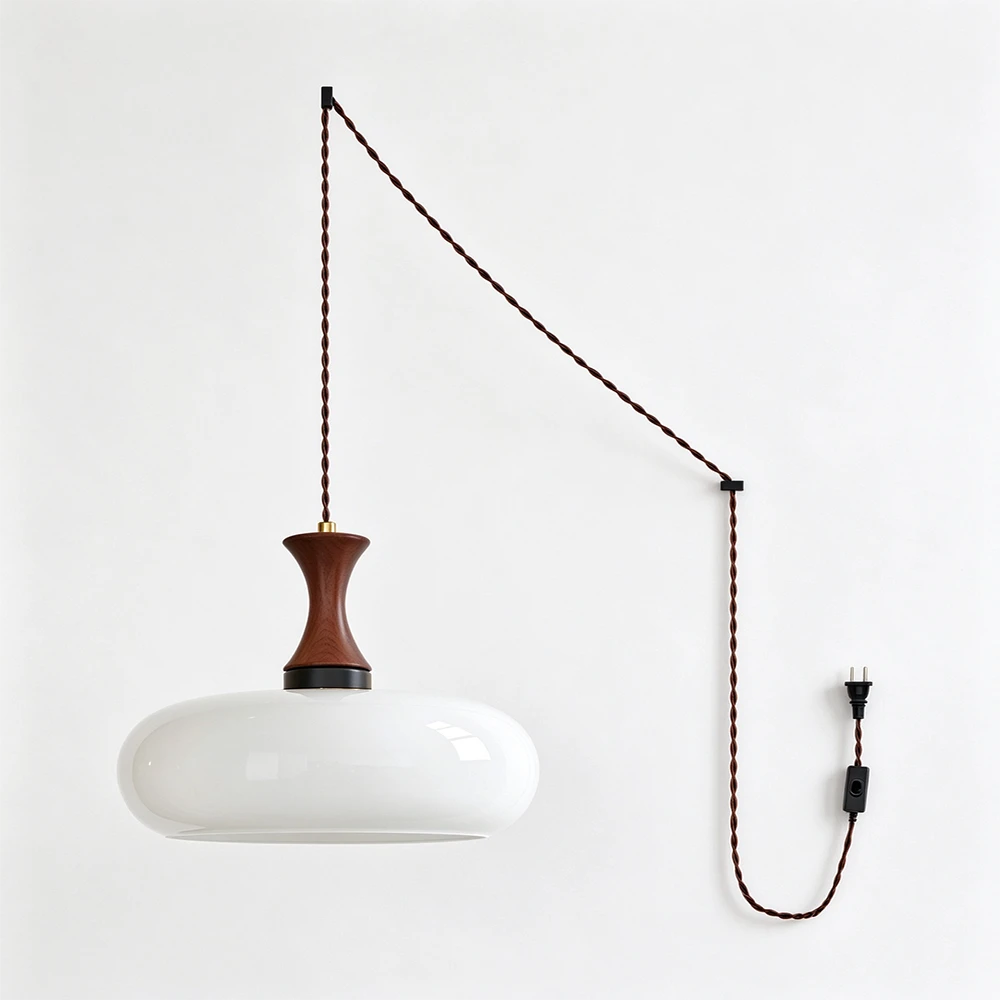 Miro Retro Plug-In Pendant Light