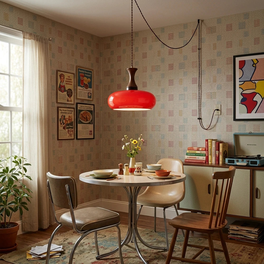 Miro Retro Plug-In Pendant Light