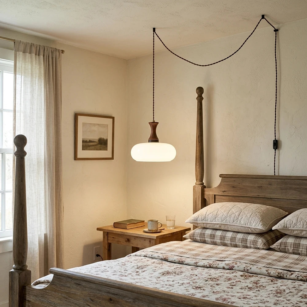 Miro Retro Plug-In Pendant Light