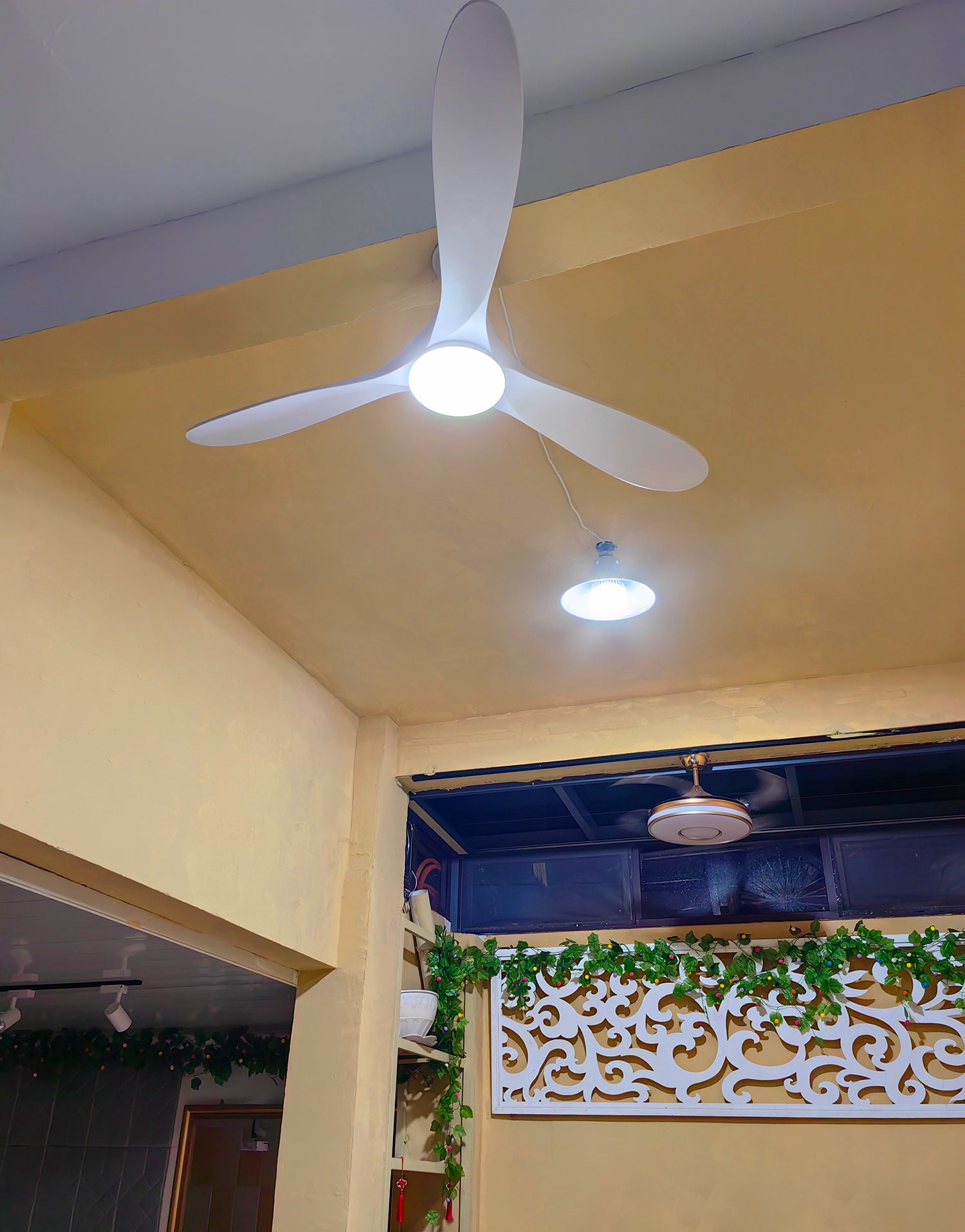 Modern ABS Ceiling Fan Light