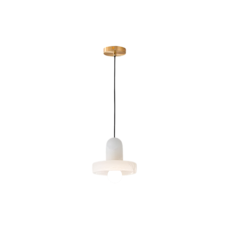 Modern Bedside Alabaster Pendant Lamp