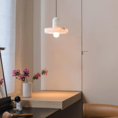 Modern Bedside Alabaster Pendant Lamp