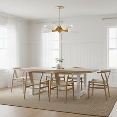 Modern Fan Shaped Chandelier