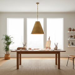 Modern Metal Cone Pendant Light