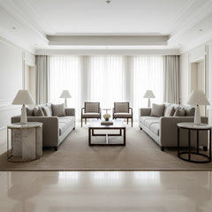 Modern Minimalist Cement Cylinder Table Lamp