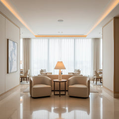 Modern Minimalist Cement Cylinder Table Lamp