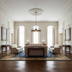 Modern Minimalist Low-Profile Disc Pendant