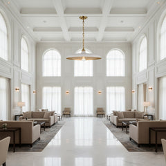 Modern Minimalist Low-Profile Disc Pendant