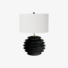 Modern Accordion Round Table Lamp