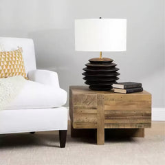 Modern Accordion Round Table Lamp