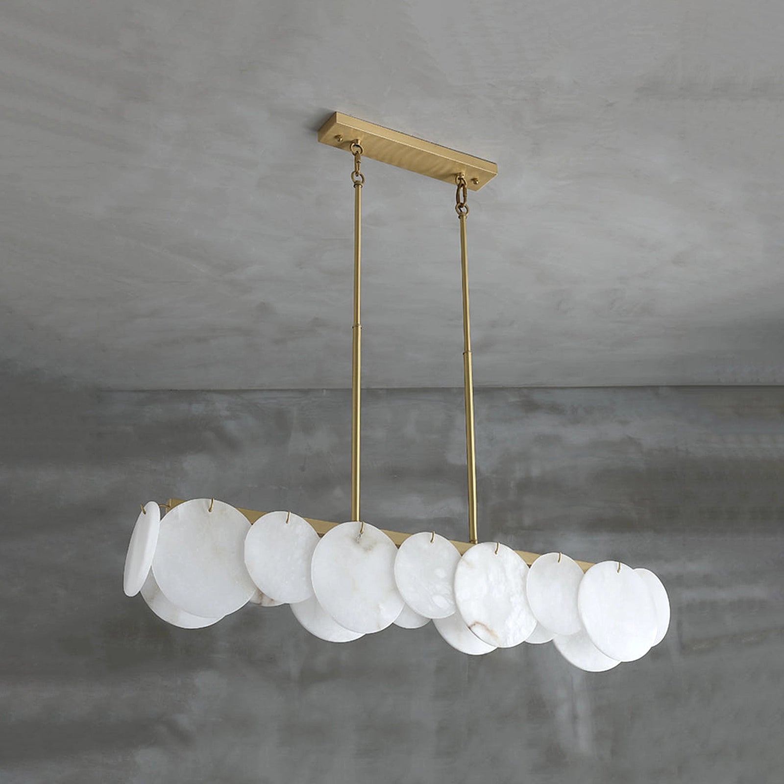 Modernity Alabaster Linear Chandelier