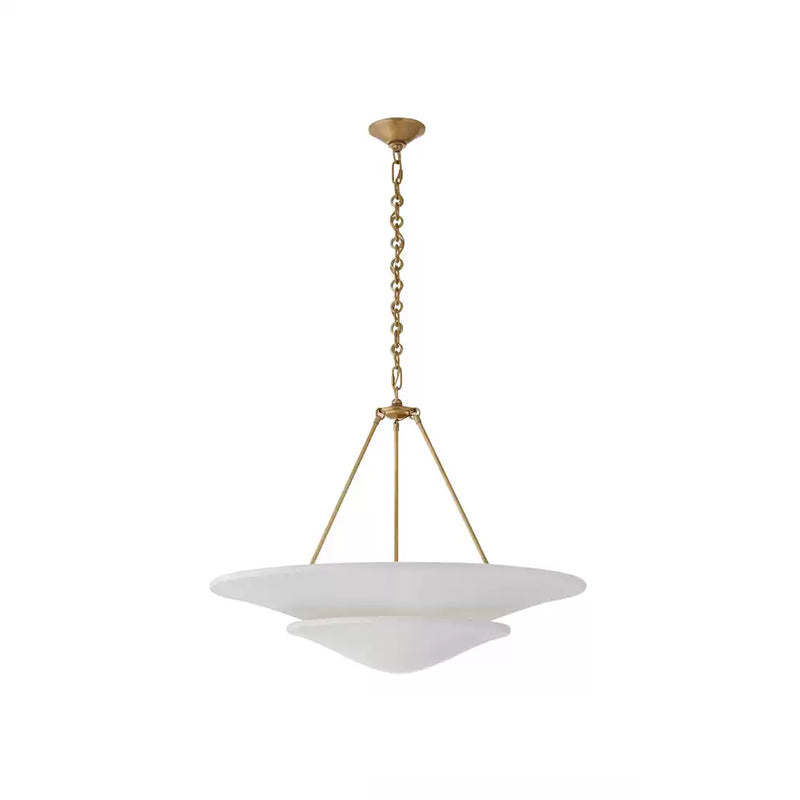 Grande Large Multi-Layered Plaster Chandelier