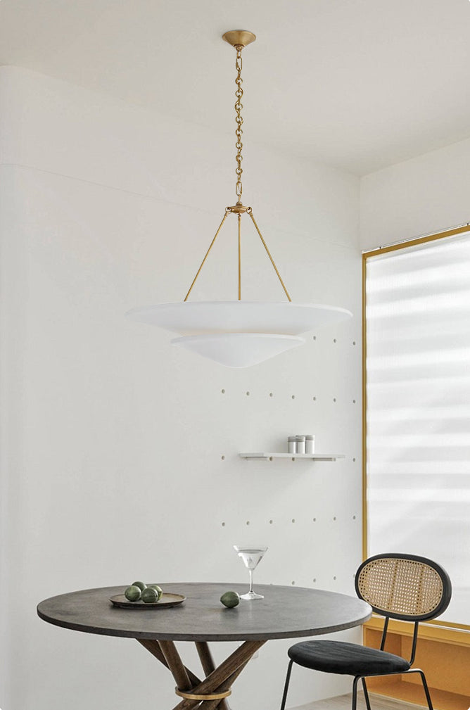 Grande Large Multi-Layered Plaster Chandelier