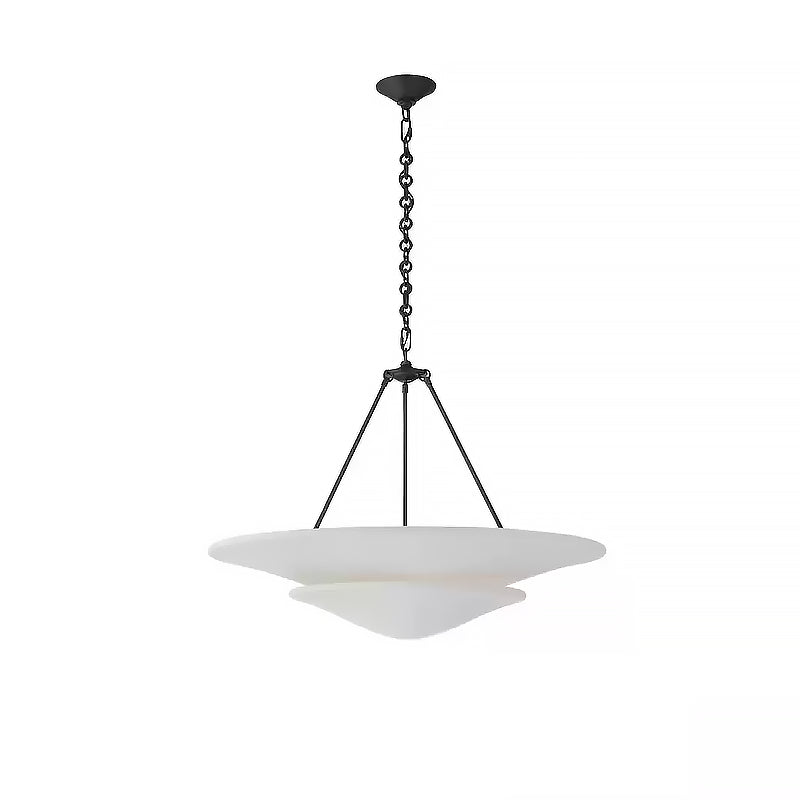 Grande Large Multi-Layered Plaster Chandelier