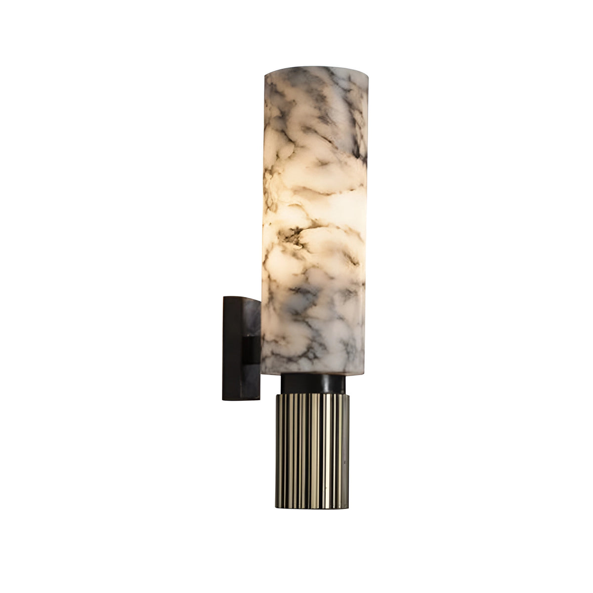 Moonshade Alabaster Sconce Wall Lamp - view 21 | Liootrlamp