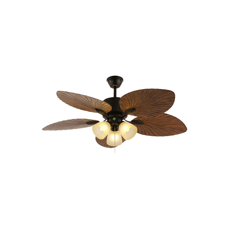 Palm Tropical Ceiling Fan Light - view 11 | Liootrlamp