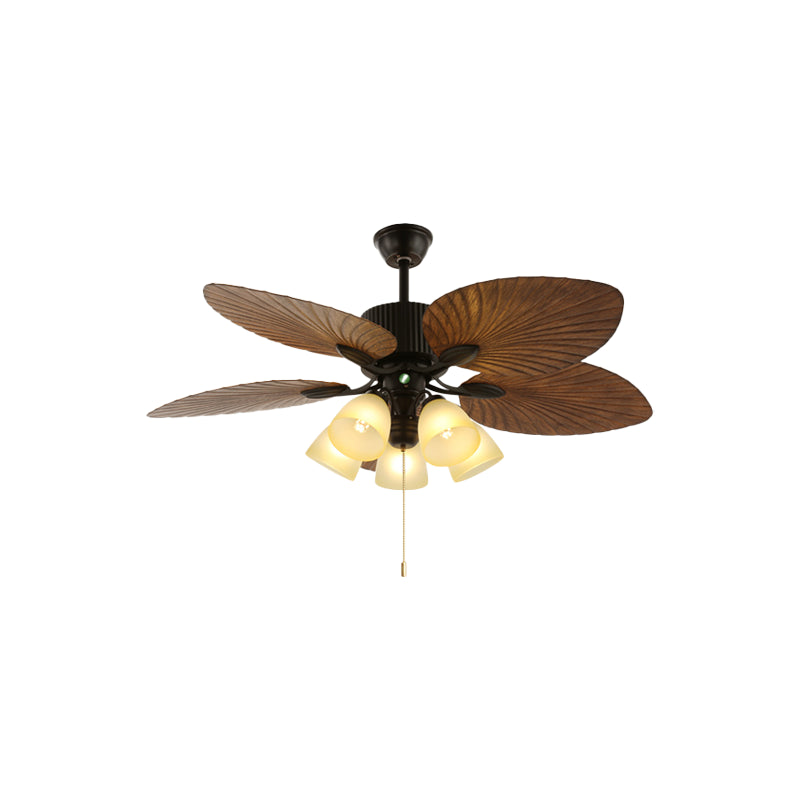 Palm Tropical Ceiling Fan Light - view 12 | Liootrlamp