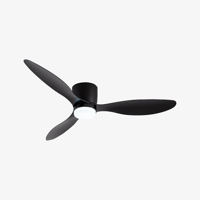 Recessed Fishtail Ceiling Fan Light - view 24 | Liootrlamp