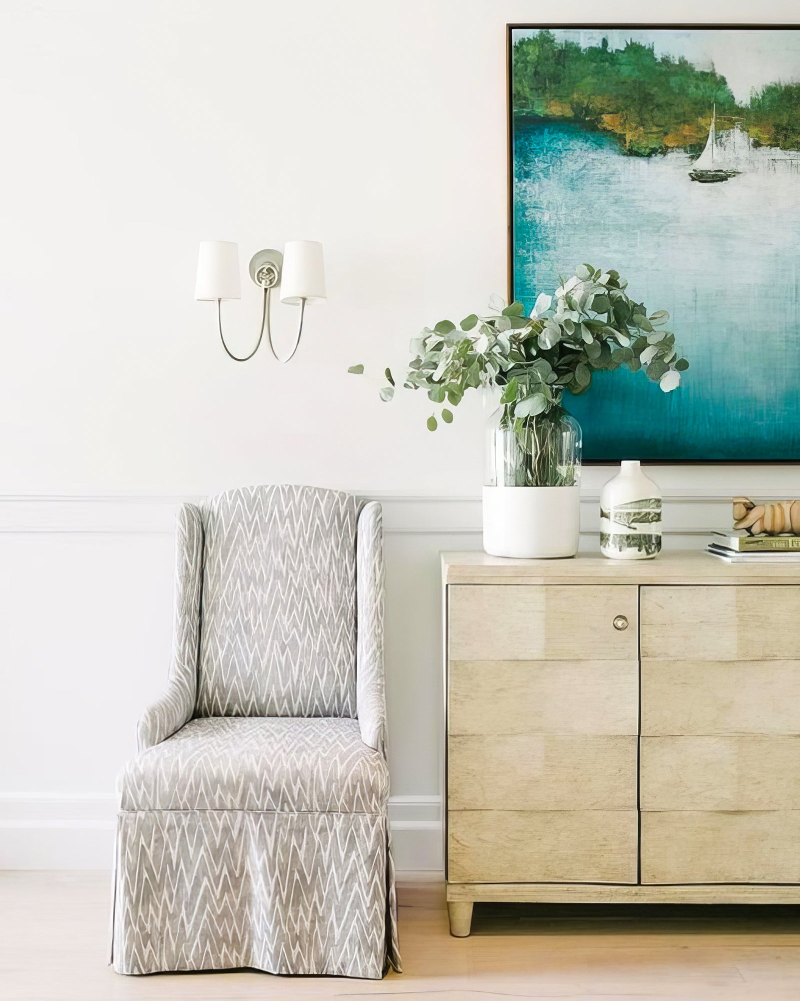 Reed Double Wall Lamp