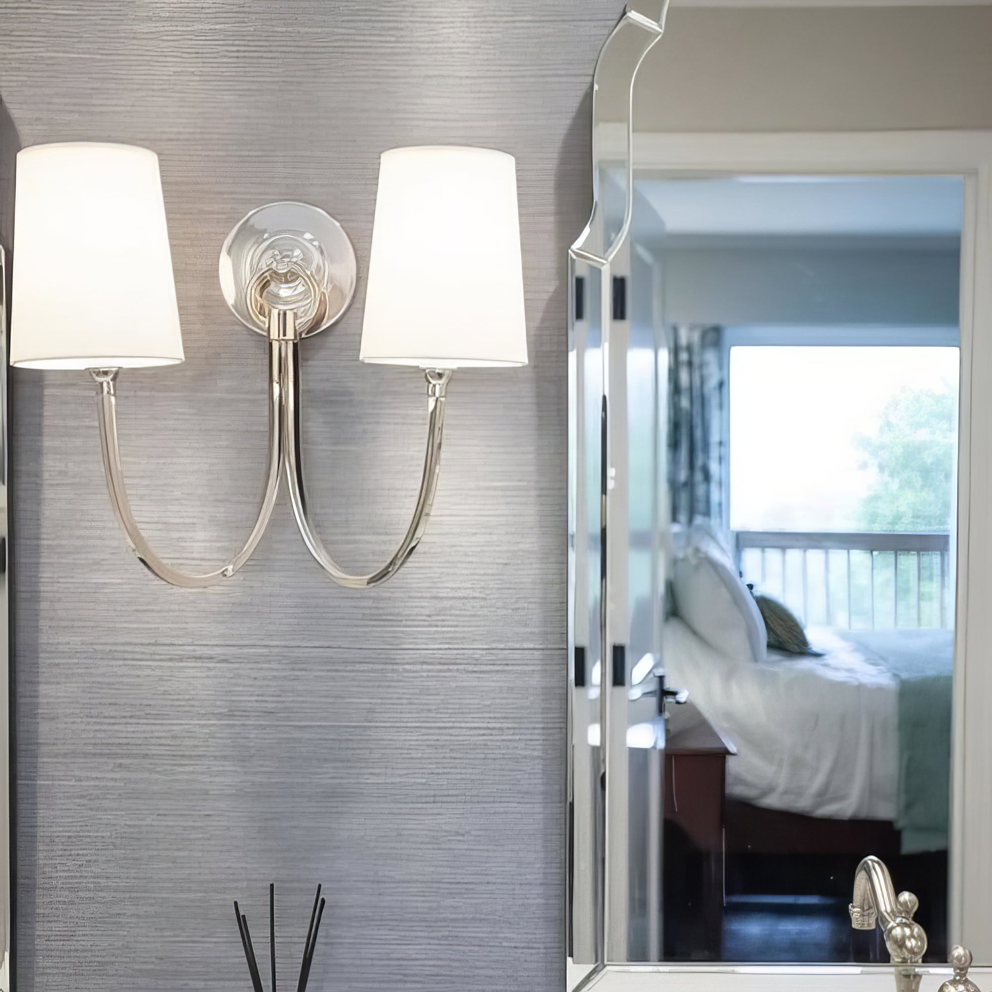Reed Double Wall Lamp