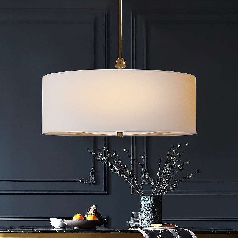 Reed Simple Drum Shade Pendant Light