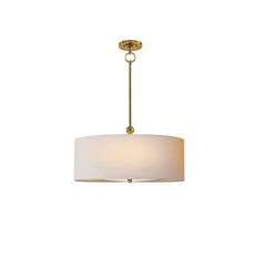 Modern Fabric Drum Pendant Light