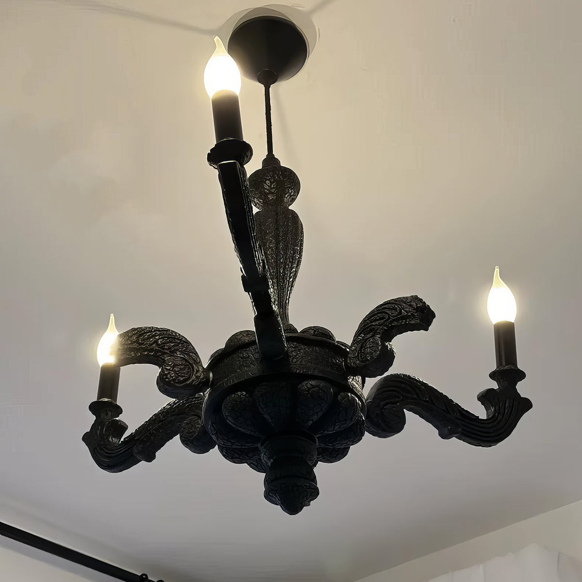 Resin Smoke Chandelier