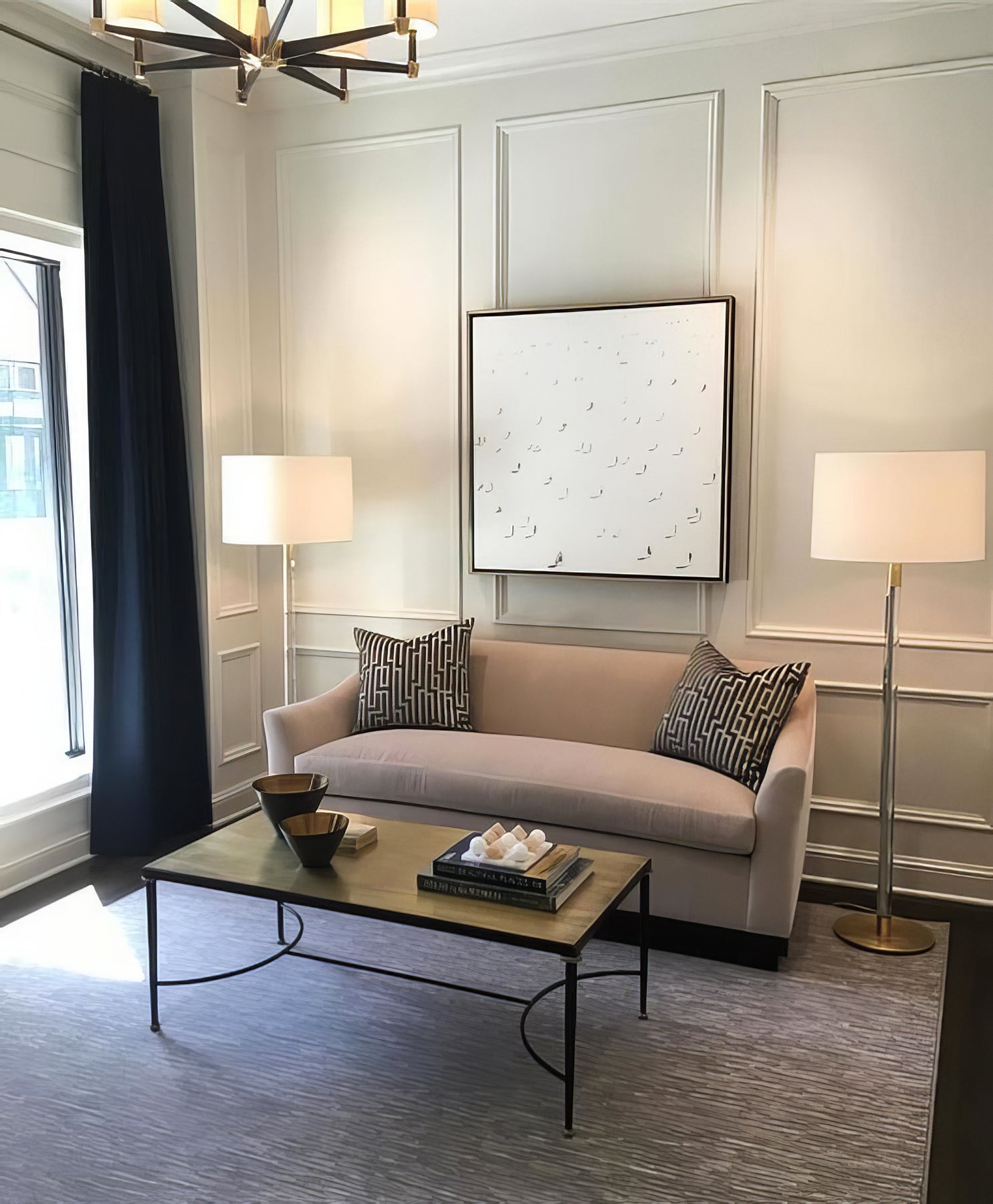 Riga Glass Floor Lamp