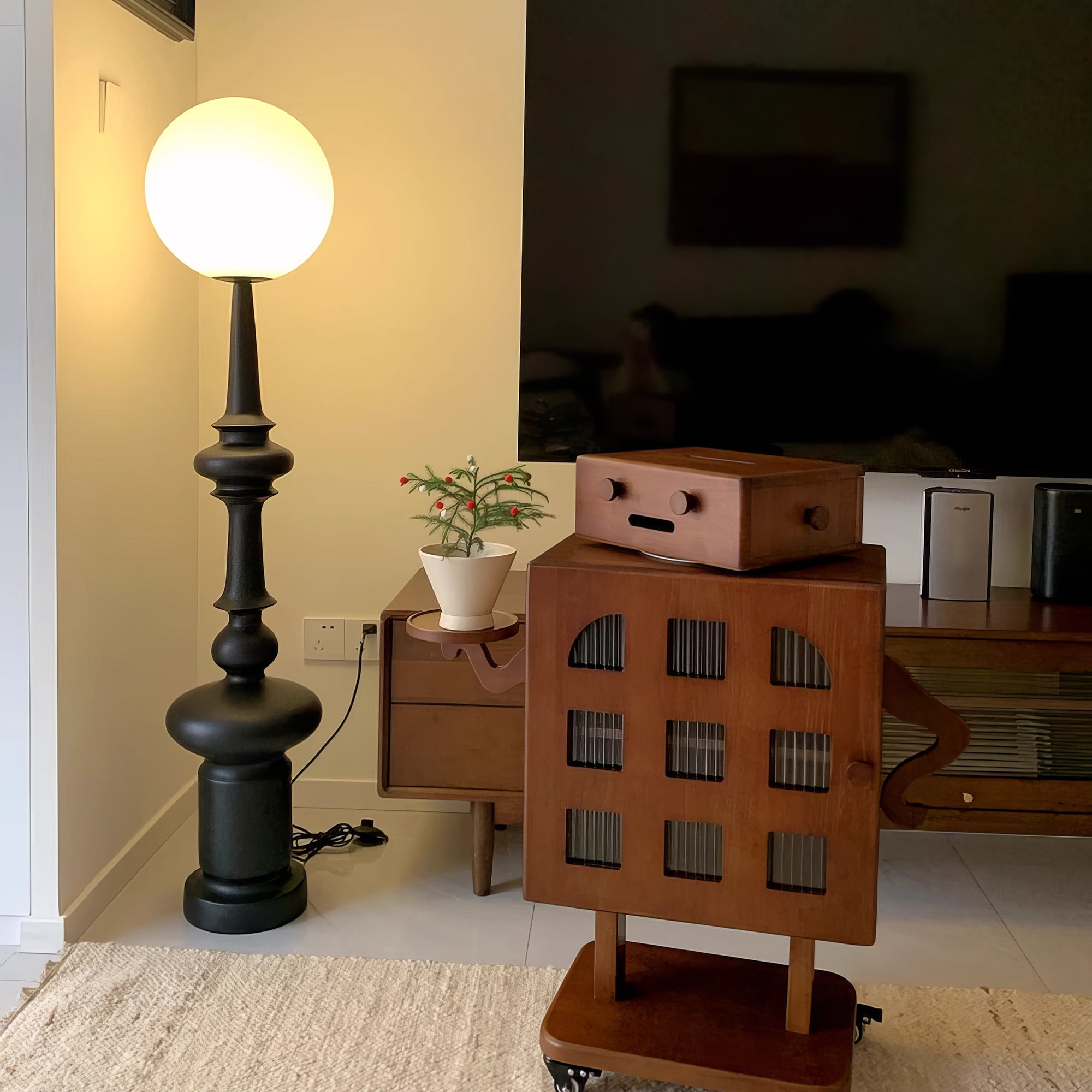 Roman Column Floor Lamp