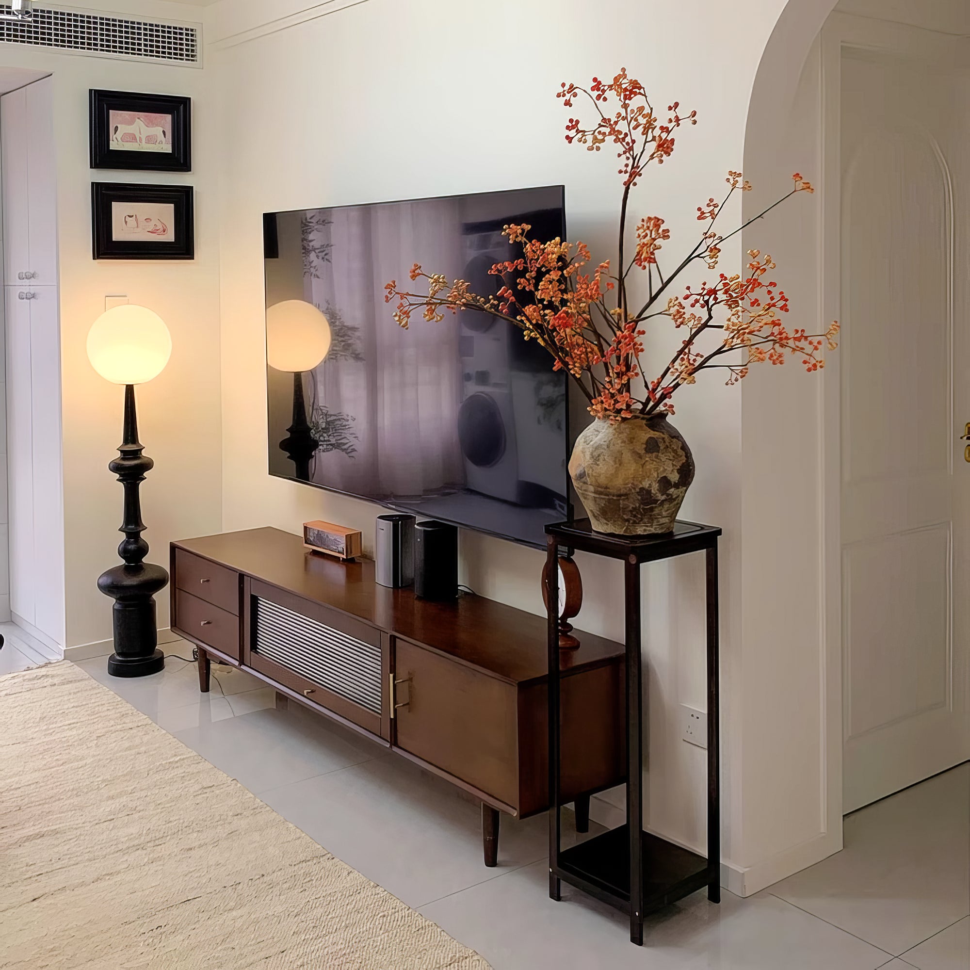 Roman Column Floor Lamp