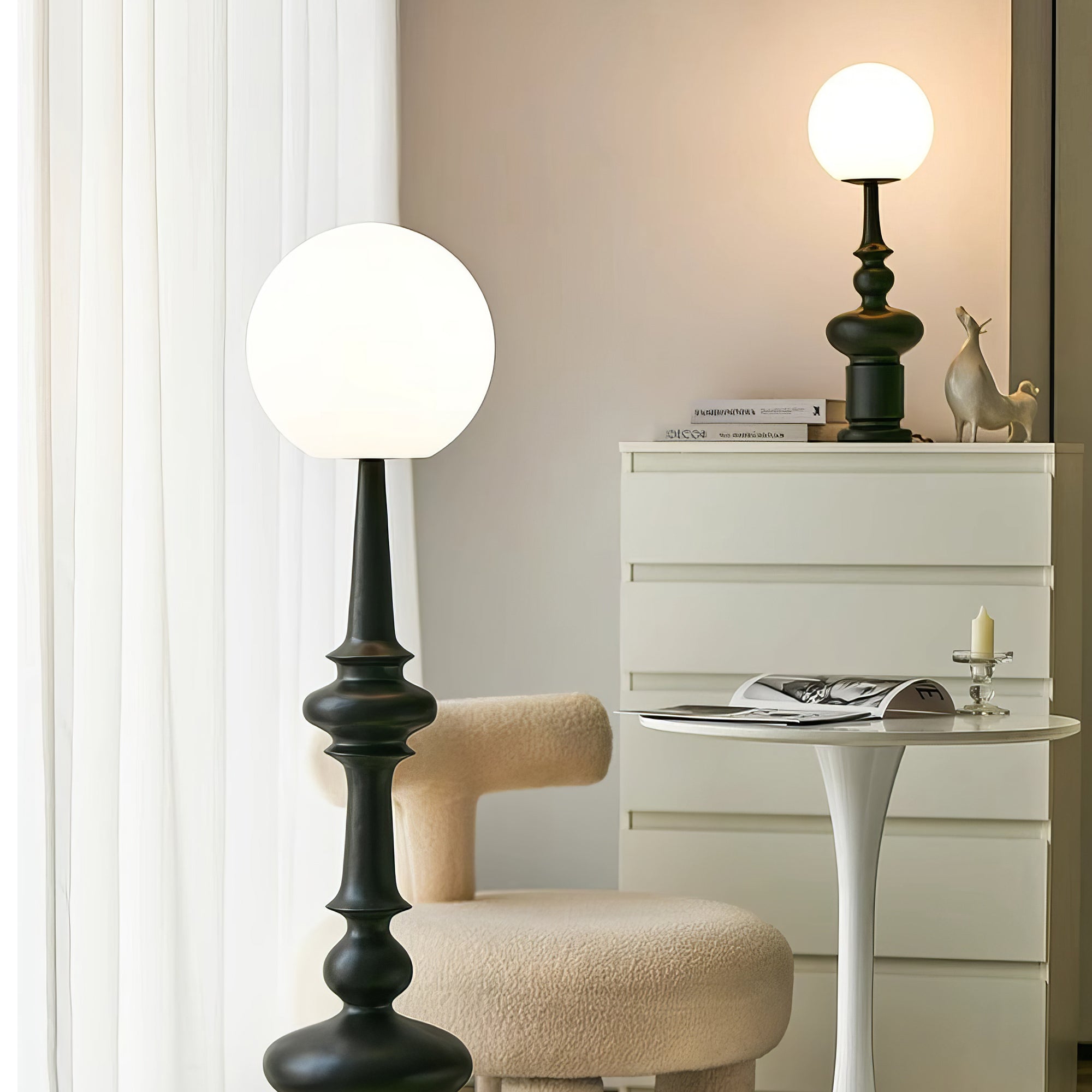 Roman Column Floor Lamp