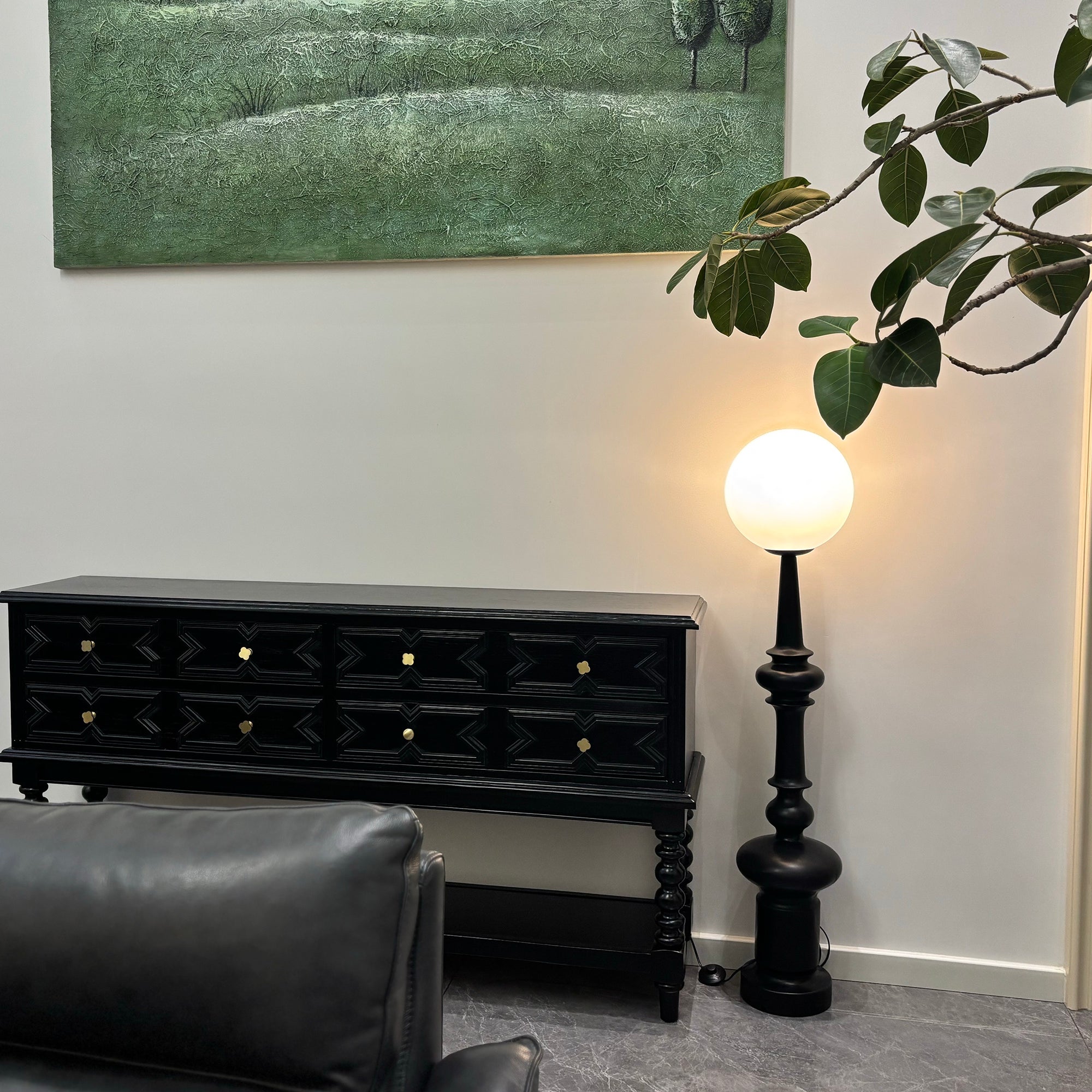 Roman Column Floor Lamp