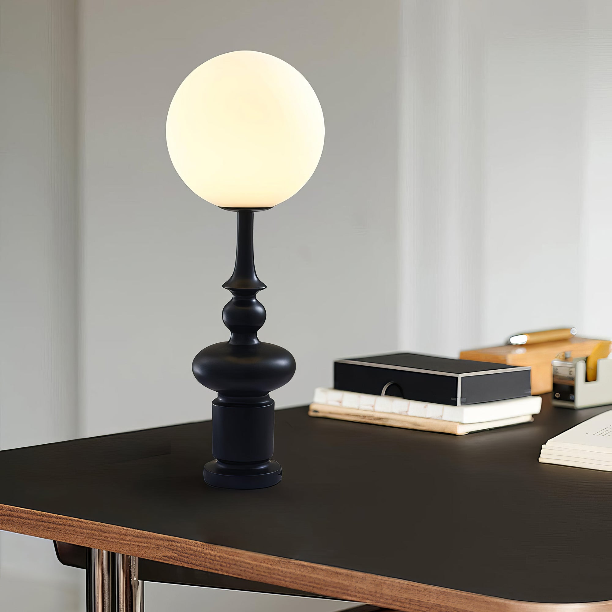 Roman Column Table Lamp