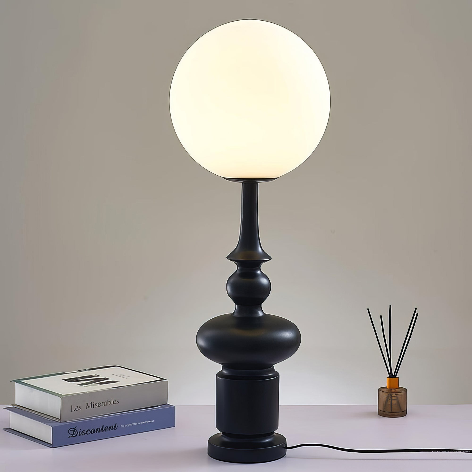 Roman Column Table Lamp