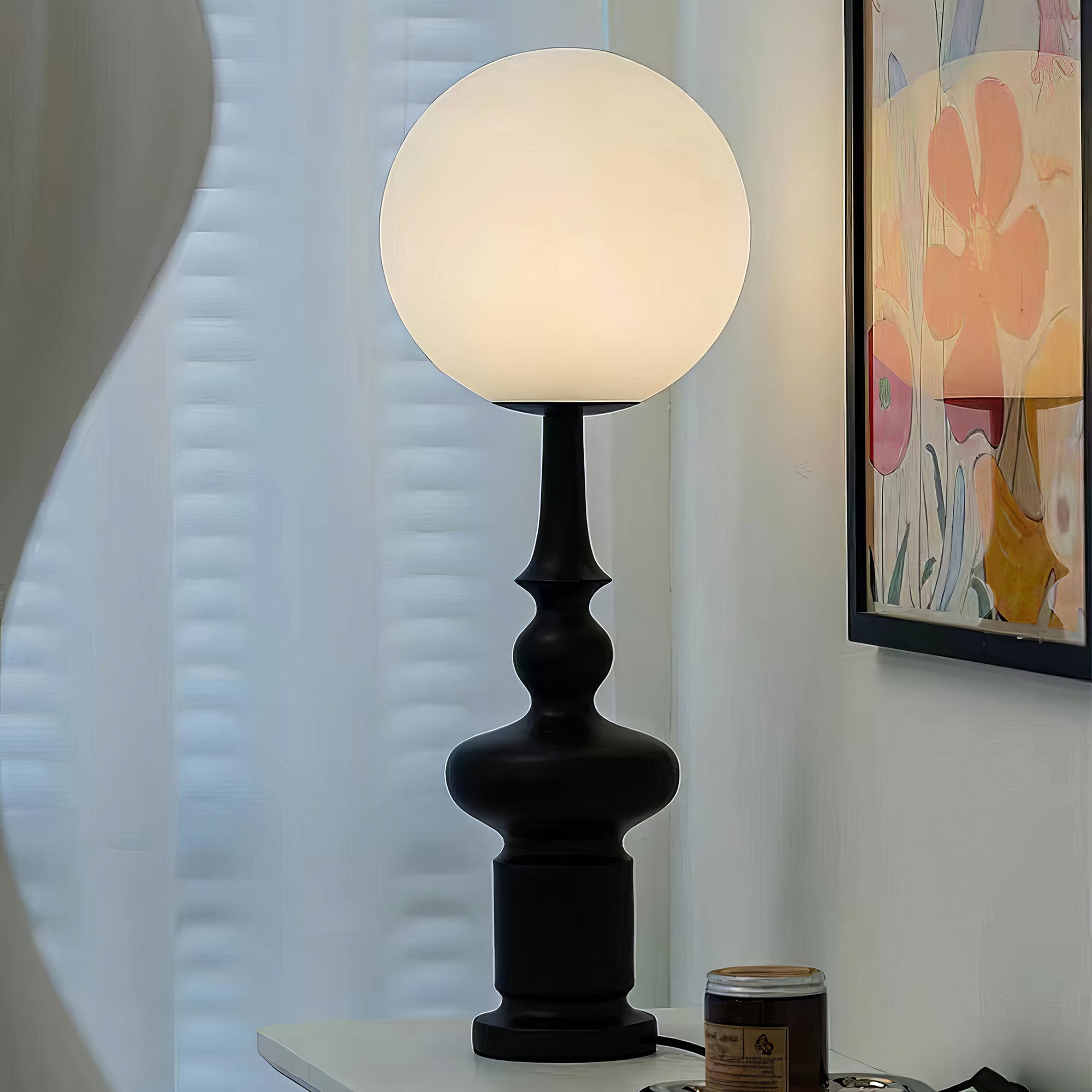 Roman Column Table Lamp