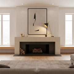 Sleek Metal Rod Table Light