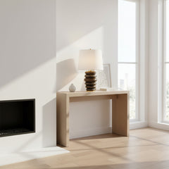 Stacked Ceramic Orb Table Lamp