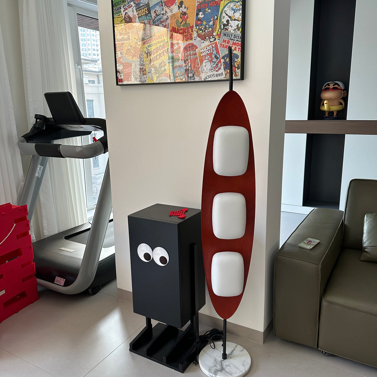 Surfboard Floor Lamp