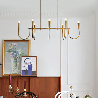 Symphony rectangular chandelier